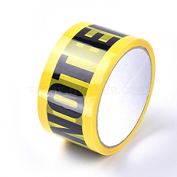 DIY Scrapbook Adhesive Tapes, Safety Warning Mark Self Adhesive Tape, Word Do Not Eeter, Word, 48~49mm, about 25m/roll(X-AJEW-WH0113-23C)