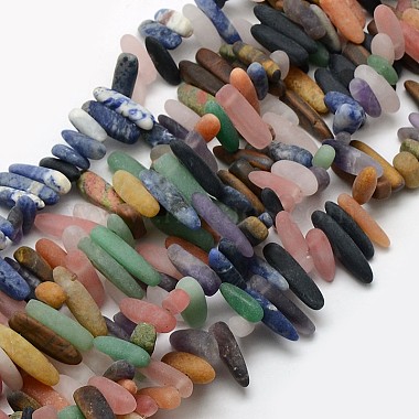 12mm Mixed Color Chip Mixed Stone Beads