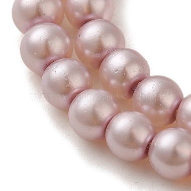 cuisson peint perles de verre nacrées brins de perles rondes(HY-Q003-6mm-47-01)-6