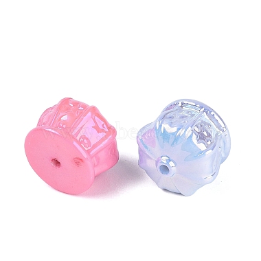 UV Plating Opaque Acrylic Beads(OACR-N165-03)-2