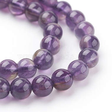 Chapelets de perles en améthyste naturelle(X-G-G099-4mm-1)-3