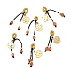 Brass Lock Pendant Decorations(G-G008-13G)-1