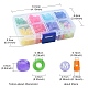 184Pcs 8 Colors Transparent Plastic Beads(KY-YW0001-52)-3