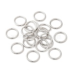 Alloy Soldered Closed Jump Rings, Round, Platinum, 12x1.2mm, 16 Gauge, Inner Diameter: 9.3mm(KK-WH0052-05D-P)