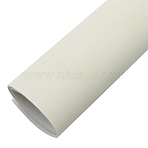 Frosted PVC Imitation Leather Fabrics, DIY Craft Supplies, Snow, 33x20cm(PW-WG093A2-03)