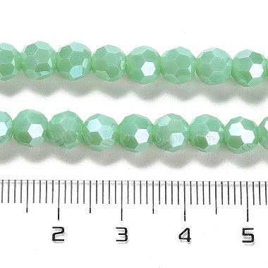 plaquer des brins de perles de verre opaques(EGLA-A035-P6mm-A14)-4