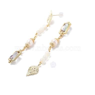 pendientes de perlas naturales(EJEW-P256-26G)-2