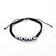 Ensembles de bracelets de perles tressées en fil de nylon réglable pour la saint-valentin(BJEW-JB06238)-4