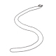 304 Edelstahl Kabelkette Halsketten(STAS-O053-11P)-3