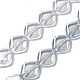 Chapelets de perles en verre galvanoplastique(EGLA-L032-PL03)-1