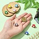 7Pcs 7 Colors Handmade Lampwork Beads(LAMP-CJ0002-15)-4