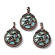 Synthetic Turquoise Pendants(G-A241-02R-01)-1