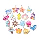 Ocean Theme Transparent Resin Pendants(RESI-A046-04)-2