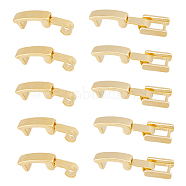 SUPERFINDINGS 7 Styles Eco-Friendly Brass Watch Band Clasps, Long-Lasting Plated, Real 24K Gold Plated, 10~17x1.8~6.5x4mm(KK-FH0005-22)