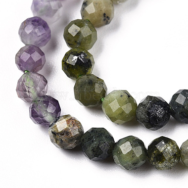 Natural & Synthetic Mixed Gemstone Beads Strands(G-D080-A01-01-08)-3