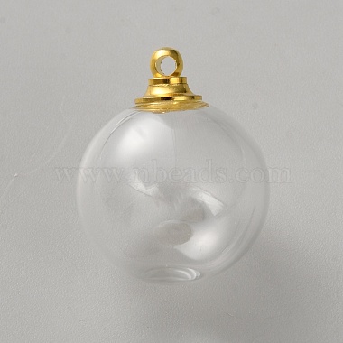 pendientes de la botella de cristal(FIND-WH20032-19B-G)-1