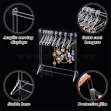 Transparent Acrylic Earring Display Stands(EDIS-WH0022-02)-4