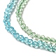 Transparent Gradient Color Glass Beads Strands(X-GLAA-H021-01B-24)-3