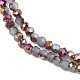 Electroplate Glass Beads Stradns(EGLA-H114-02B-03)-3