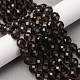 brins de perles d'obsidienne de glace naturelle(G-T140-C94-01)-1
