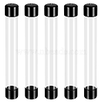 PVC Plastic Bottle, Clear, 20.5x2.8cm(FIND-WH0432-36A)