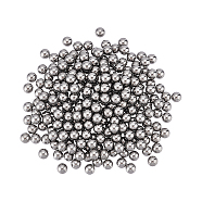 304 Stainless Steel Ball, No Hole, Round, Stainless Steel Color, 5.5mm, 300pcs/box(STAS-CA0001-58)
