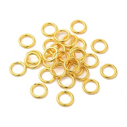 Alloy Jump Rings, Round Ring, Golden, 6x1mm, 18 Gauge, Inner Diameter: 3.8mm(KK-WH0052-05A-G)