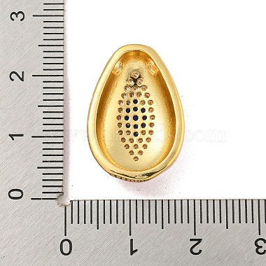 Rack Plating Brass Micro Pave Cubic Zirconia Pendants(KK-P277-28G)-4