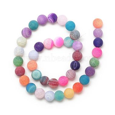Natural Weathered Agate Bead Strands(G-S237-10mm-14)-2