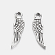 Tibetan Style Alloy Wing Charms(TIBEP-3344-AS-RS)-1