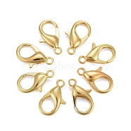 Zinc Alloy Lobster Claw Clasps, Parrot Trigger Clasps, Cadmium Free & Nickel Free & Lead Free, Golden, 16x8mm, Hole: 2mm(E106-G-NF)