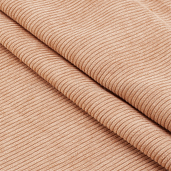 Corduroy Kintted Rib Fabric, for Clothing Accessories, Tan, 100x155x0.05cm(DIY-WH0491-68B)