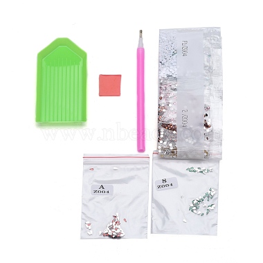 DIY Diamond Painting Stickers Kits For Plastic Mirror Making(DIY-F059-38)-4