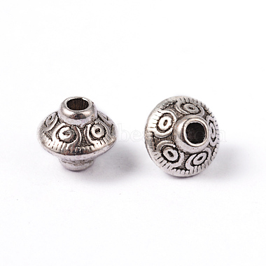 Antique Silver Bicone Spacer Beads