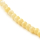 Natural Shell Round Beads Beaded Necklaces(NJEW-JN03640-02)-4