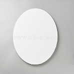 Wood Painting Linen Panels, Blank Drawing Boards, for Oil & Acrylic Painting, Oval, 402x302x17mm(AJEW-WH0070-73A)