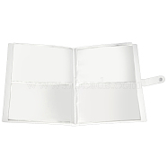 PP Plastic Card Storage Albums, Photocard Binder, DIY Transparent Photo Album Scrapbooking, WhiteSmoke, 160 Pockets, 28x21x2.6cm(AJEW-WH0258-509A)