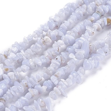 Chip Blue Lace Agate Beads
