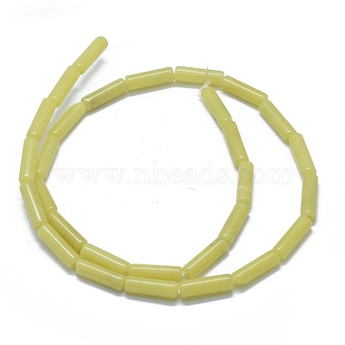 Natural Olive Jade Beads Strands(G-F631-D21)-2