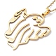 201 Stainless Steel Hollow Ghost Pendant Necklace with Cable Chains(NJEW-Q317-08G)-3