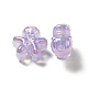 UV Plating Rainbow Iridescent Acrylic Beads(PACR-M002-11E)-2