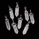 Natural Quartz Crystal Double Terminated Pointed Pendants(G-F295-04G)-3