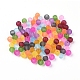 Frosted Glass Beads(X-GGB4MMY-DKM)-1