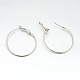 Iron Hoop Earrings(E220)-1