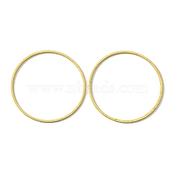 Brass Linking Rings, Flat Ring, Raw(Unplated), 30x0.7mm, Inner Diameter: 29mm(KK-B085-12C-08)