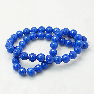 Natural Mashan Jade Round Beads Strands(G-D263-12mm-XS08)-2