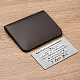 Fingerinspire Stainless Steel Blank Thermal Transfer Cards and Paper Envelopes(DIY-FG0001-74I)-4