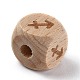 Natural Wood Constellation Beads(WOOD-M002-09)-2