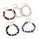 Bracelets de perles de pierres précieuses naturelles(BJEW-JB05181)-1