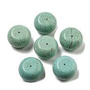 Natural Turquoise Beads, Rondelle, 28x18mm, Hole: 1mm(G-B070-40)